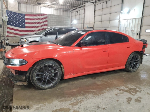 2023 Dodge Charger R/T with VIN 2C3CDXCT9PH673458, listed as a Copart auction lot 86356044 with NaN miles and Salvage Title. Bid and sale history available at carsss.com. Image 1.