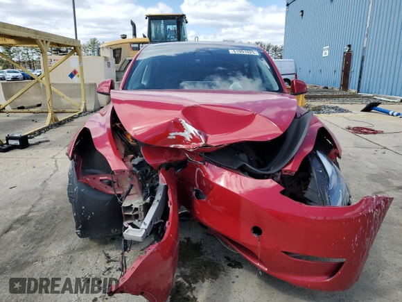 2023 Tesla Model Y Performance z VIN 7SAYGDEF2PF591238, wystawiony jako Copart lot #51991025 z przebiegiem 44 749 mil mil oraz Szkoda całkowita • Salvage title. Historia ofert i sprzedaży dostępna na DreamBid. Obrazek 5.