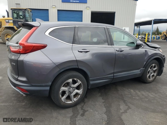 2017 Honda CR-V EX-L with VIN 2HKRW2H82HH604479, listed as a Copart auction lot 53005345 with 55,844 mi miles and Salvage Title. Bid and sale history available at carsss.com. Image 3.