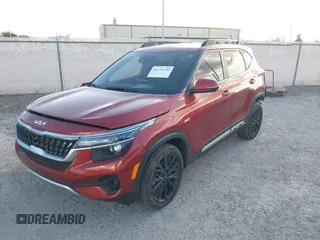 2023 Kia Seltos Nightfall with VIN KNDEUCA25P7347465, listed as a IAAI auction lot 41134190 with 31,708 mi miles. Bid and sale history available at carsss.com. Image 19.