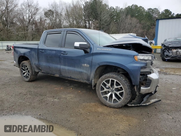 2021 Chevrolet Silverado 1500 LT with VIN 3GCUYDED6MG379844, listed as a Copart auction lot 42986335 with 86,118 mi miles and Salvage Title. Bid and sale history available at carsss.com. Image 4.