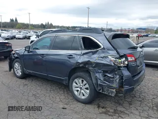 2017 Subaru Outback Premium with VIN 4S4BSAHC6H3422772, listed as a IAAI auction lot 41848110 with 129,280 mi miles and . Bid and sale history available at DreamBid. Image 6.