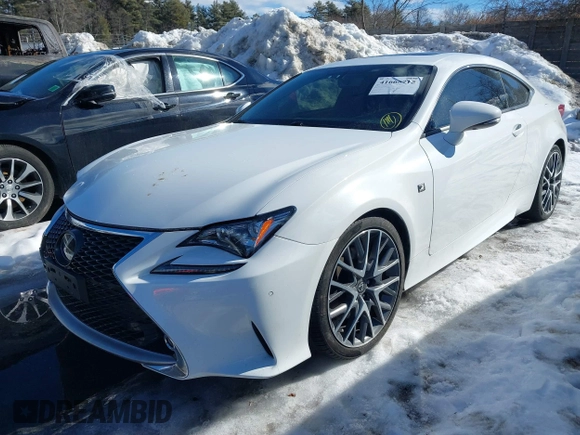 2016 Lexus RC with VIN JTHSE5BC5G5006662, listed as a IAAI auction lot 41665715 with 51,378 mi miles. Bid and sale history available at carsss.com. Image 2.