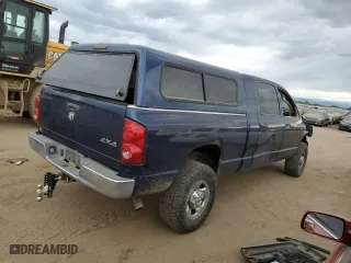 2008 Dodge Ram 2500 SXT with VIN 3D7KS29D08G217498, listed as a Copart auction lot 71494694 with 188,932 mi miles and Salvage Title. Bid and sale history available at carsss.com. Image 3.