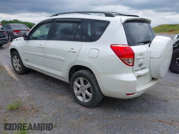 2008 Toyota RAV4 Ltd with VIN JTMZK31V385022828, listed as a IAAI auction lot 41577387 with 193,421 mi miles. Bid and sale history available at carsss.com. Image 3.