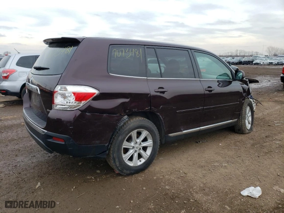 2011 Toyota Highlander with VIN 5TDBK3EH9BS077081, listed as a Copart auction lot 42513695 with 171,404 mi miles and Salvage Title. Bid and sale history available at carsss.com. Image 3.