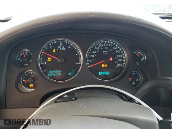 2013 Chevrolet Tahoe LT z VIN 1GNSCBE09DR311858, wystawiony jako Copart lot #55884565 z przebiegiem 280 063 mil mil oraz Szkoda całkowita • Salvage title. Historia ofert i sprzedaży dostępna na DreamBid. Obrazek 9.