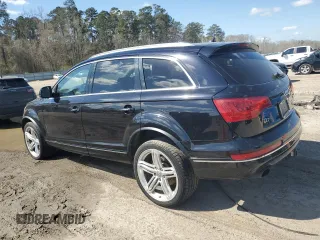 2015 Audi Q7 3.0T Premium Plus with VIN WA1LGAFEXFD032791, listed as a Copart auction lot 49024345 with 161,624 mi miles and Clean Title. Bid and sale history available at carsss.com. Image 2.