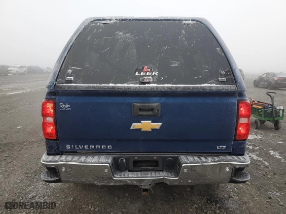 2015 Chevrolet Silverado 1500 LTZ with VIN 3GCUKSEC2FG381641, listed as a Copart auction lot 88495915 with 190,006 mi miles and Salvage Title. Bid and sale history available at carsss.com. Image 6.