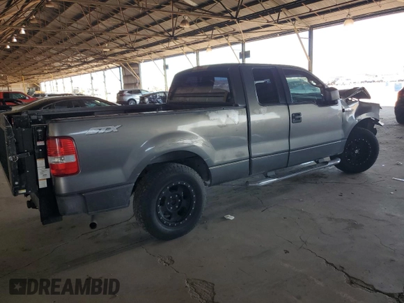2005 Ford F-150 STX with VIN 1FTRX12W25NA37703, listed as a Copart auction lot 60089325 with 128,651 mi miles and Salvage title. Bid and sale history available at DreamBid. Image 3.