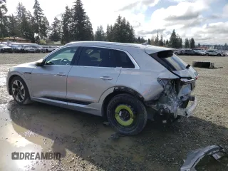 2022 Audi e-tron Premium Plus with VIN WA1LAAGE2NB024937, listed as a Copart auction lot 50953465 with 24,792 mi miles and Salvage Title. Bid and sale history available at carsss.com. Image 2.