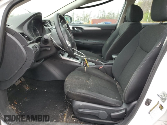 2019 Nissan Sentra S with VIN 3N1AB7AP1KY344824, listed as a Copart auction lot 52818505 with 81,651 mi miles and Salvage title. Bid and sale history available at DreamBid. Image 7.