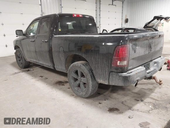 2014 Ram 1500 Express with VIN 1C6RR7FT0ES355096, listed as a IAAI auction lot 41093691 with 154,640 mi miles. Bid and sale history available at carsss.com. Image 3.