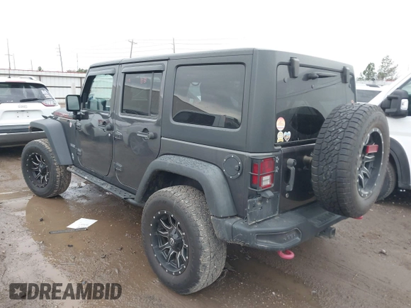 2018 Jeep Wrangler Unlimited Rubicon Recon with VIN 1C4BJWFG4JL827920, listed as a IAAI auction lot 41368319 with 110,835 mi miles and . Bid and sale history available at DreamBid. Image 3.