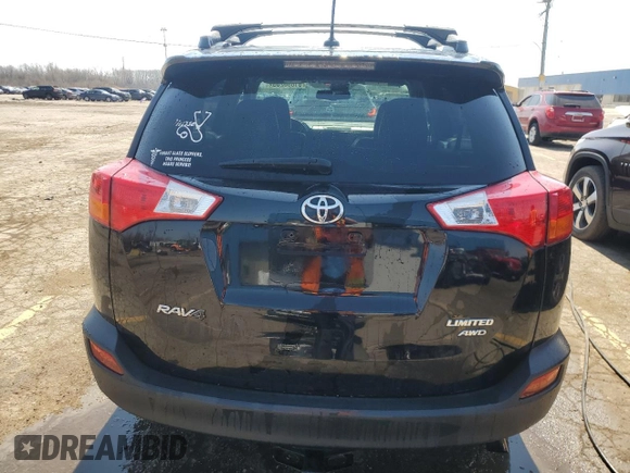 2014 Toyota RAV4 Limited with VIN 2T3DFREV6EW146902, listed as a Copart auction lot 51696205 with 286,778 mi miles and Salvage Title. Bid and sale history available at carsss.com. Image 6.