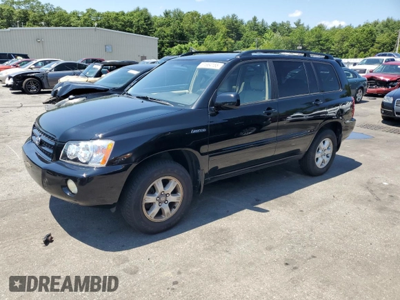 2001 Toyota Highlander z VIN JTEHF21A110026821, wystawiony jako Copart lot #61664155 z przebiegiem 165 772 mil mil oraz Czysty tytuł • Clean title. Historia ofert i sprzedaży dostępna na DreamBid. Obrazek 1.
