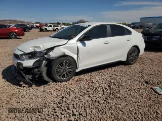 2023 Kia Forte GT-Line with VIN 3KPF54ADXPE587913, listed as a Copart auction lot 52957025 with 23,857 mi miles and Salvage Title. Bid and sale history available at carsss.com. Image 1.