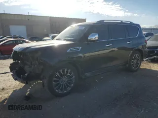 2021 Nissan Armada Platinum with VIN JN8AY2DB5M9795010, listed as a Copart auction lot 85246394 with 53,892 mi miles and Salvage Title. Bid and sale history available at carsss.com. Image 1.