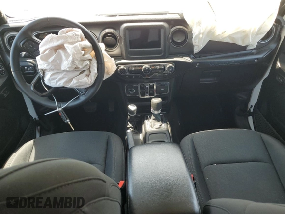 2022 Jeep Wrangler Unlimited Sport S with VIN 1C4HJXDN8NW160663, listed as a Copart auction lot 55070085 with 34,446 mi miles and Salvage title. Bid and sale history available at DreamBid. Image 8.
