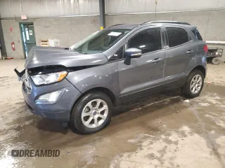 2020 Ford EcoSport SE z VIN MAJ6S3GL3LC336028, wystawiony jako Copart lot #53247165 z przebiegiem 60 349 mil mil oraz Szkoda całkowita • Salvage title. Historia ofert i sprzedaży dostępna na DreamBid. Obrazek 1.