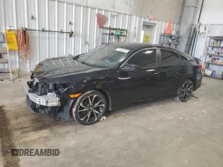 2019 Honda Civic Si with VIN 2HGFC1E55KH705260, listed as a Copart auction lot 51404525 with 79,528 mi miles and Salvage Title. Bid and sale history available at DreamBid. Image 1.
