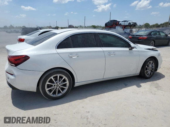 2020 Mercedes-Benz A 220 with VIN WDD3G4EBXLW039650, listed as a Copart auction lot 57315245 with 60,849 mi miles and Salvage title. Bid and sale history available at DreamBid. Image 3.