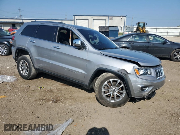 2014 Jeep Grand Cherokee Limited z VIN 1C4RJFBG7EC204799, wystawiony jako Copart lot #62458805 z przebiegiem 126 966 mil mil oraz Szkoda całkowita • Salvage title. Historia ofert i sprzedaży dostępna na DreamBid. Obrazek 4.