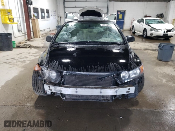 2006 Honda Civic Cpe EX with VIN 2HGFG12866H574929, listed as a Copart auction lot 53510655 with 187,006 mi miles and Salvage Title. Bid and sale history available at carsss.com. Image 5.