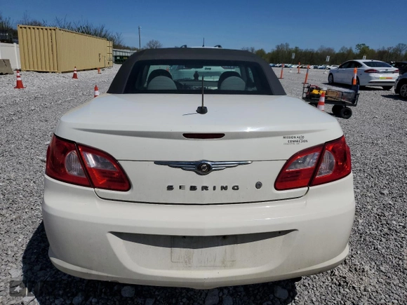 2008 Chrysler Sebring LX with VIN 1C3LC45K48N226681, listed as a Copart auction lot 52765405 with 181,780 mi miles and Salvage Title. Bid and sale history available at carsss.com. Image 6.