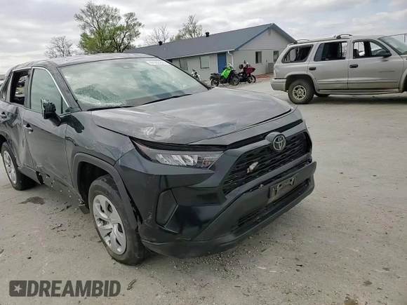 2022 Toyota RAV4 LE with VIN 2T3F1RFV7NC317051, listed as a Copart auction lot 51265305 with 41,878 mi miles and Salvage Title. Bid and sale history available at carsss.com. Image 12.