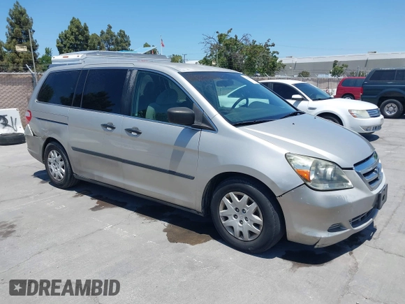 2007 Honda Odyssey LX z VIN 5FNRL38217B016001, wystawiony jako IAAI lot #42603816 z przebiegiem 209 630 mil mil oraz . Historia ofert i sprzedaży dostępna na DreamBid. Obrazek 1.