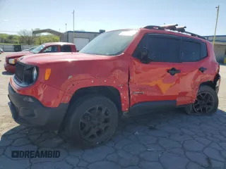 2017 Jeep Renegade Latitude with VIN ZACCJBBB4HPG36124, listed as a Copart auction lot 53167165 with 112,200 mi miles and Salvage title. Bid and sale history available at DreamBid. Image 1.