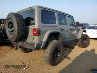 2020 Jeep Wrangler Unlimited Willys with VIN 1C4HJXDN4NW122752, listed as a Copart auction lot 61615714 with 23,934 mi miles and Clean Title. Bid and sale history available at DreamBid. Image 3.