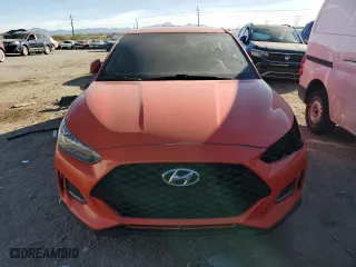 2020 Hyundai Veloster Turbo with VIN KMHTH6AB5LU021072, listed as a Copart auction lot 81272564 with 79,398 mi miles and Salvage Title. Bid and sale history available at carsss.com. Image 5.