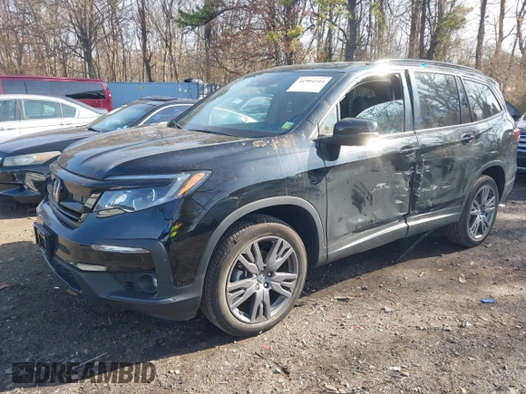 2022 Honda Pilot Sport with VIN 5FNYF6H37NB086970, listed as a IAAI auction lot 41904244 with 18,533 mi miles. Bid and sale history available at carsss.com. Image 2.