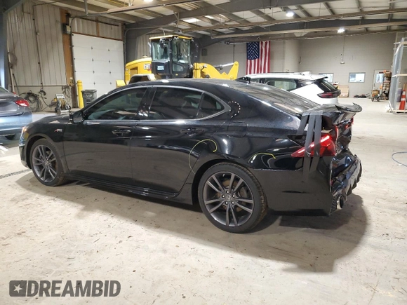 2018 Acura TLX w/A-SPEC Pkg with VIN 19UUB3F66JA000610, listed as a Copart auction lot 52499785 with 79,719 mi miles and Salvage Title. Bid and sale history available at carsss.com. Image 2.