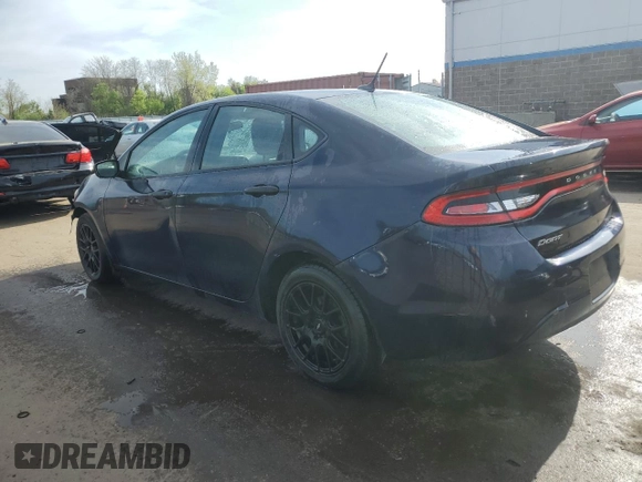 2013 Dodge Dart SE with VIN 1C3CDFAA1DD341843, listed as a Copart auction lot 54896925 with 121,019 mi miles and Salvage Title. Bid and sale history available at DreamBid. Image 2.