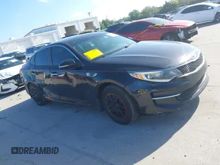 2018 Kia Optima LX with VIN 5XXGT4L33JG195305, listed as a IAAI auction lot 41943348 with 174,458 mi miles. Bid and sale history available at carsss.com. Image 13.