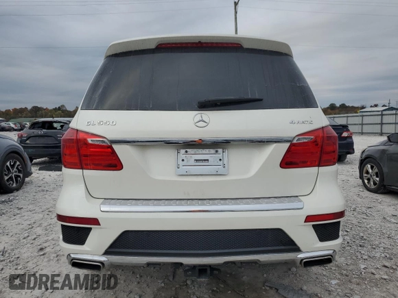 2015 Mercedes-Benz GL-Class GL 550 with VIN 4JGDF7DE9FA467835, listed as a Copart auction lot 74236834 with 0 mi miles and Salvage Title. Bid and sale history available at carsss.com. Image 6.
