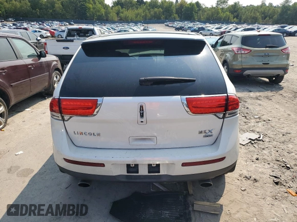2011 Lincoln MKX with VIN 2LMDJ8JK3BBJ33995, listed as a Copart auction lot 69060004 with 188,962 mi miles and Salvage Title. Bid and sale history available at DreamBid. Image 6.