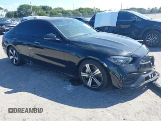 2023 Mercedes-Benz C 300 with VIN W1KAF4HB8PR110239, listed as a IAAI auction lot 41482344 with 30,947 mi miles and . Bid and sale history available at DreamBid. Image 1.