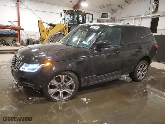 2019 Land Rover Range Rover HSE with VIN SALGS2SV5KA542486, listed as a Copart auction lot 44605685 with 37,986 mi miles and Salvage Title. Bid and sale history available at carsss.com. Image 1.
