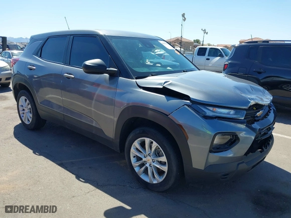 2021 Chevrolet TrailBlazer LS with VIN KL79MMS2XMB101961, listed as a IAAI auction lot 41803943 with 95,181 mi miles. Bid and sale history available at carsss.com. Image 1.