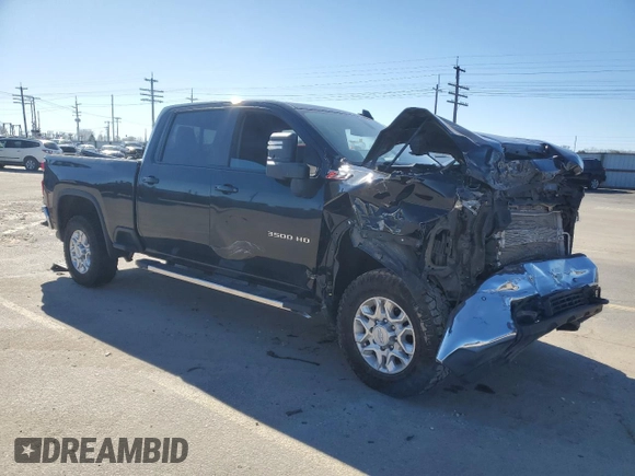 2020 Chevrolet Silverado 3500HD LT with VIN 1GC4YTEYXLF347833, listed as a Copart auction lot 47198315 with 0 mi miles and Salvage Title. Bid and sale history available at carsss.com. Image 4.