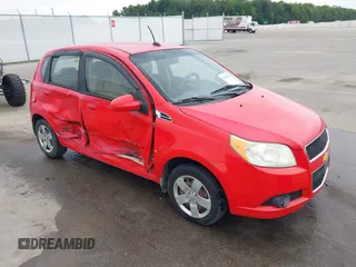 2009 Chevrolet Aveo 1LT with VIN KL1TD66E09B325019, listed as a IAAI auction lot 42340471 with 52,608 mi miles and . Bid and sale history available at DreamBid. Image 1.