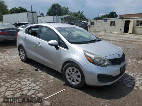 2013 Kia Rio LX with VIN KNADM4A39D6180830, listed as a Copart auction lot 70021944 with 100,644 mi miles and Non Repairable. Bid and sale history available at DreamBid. Image 4.
