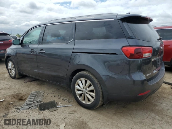 2016 Kia Sedona SX with VIN KNDMC5C19G6138038, listed as a Copart auction lot 61634964 with 0 mi miles and Clean Title. Bid and sale history available at carsss.com. Image 2.