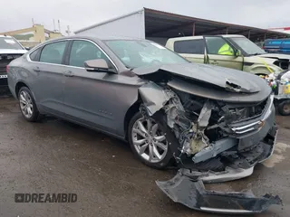2017 Chevrolet Impala LT with VIN 2G1105S33H9162787, listed as a IAAI auction lot 41806452 with 160,909 mi miles and . Bid and sale history available at DreamBid. Image 1.
