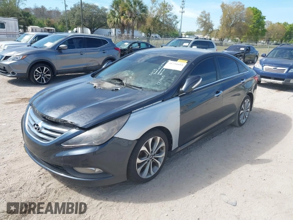 2014 Hyundai Sonata Limited with VIN 5NPEC4AB9EH834587, listed as a IAAI auction lot 41751055 with 193,959 mi miles and . Bid and sale history available at DreamBid. Image 2.