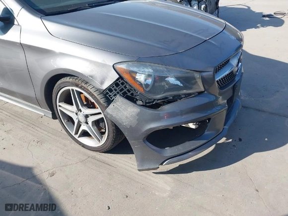 2015 Mercedes-Benz CLA-Class CLA 250 with VIN WDDSJ4EB0FN201454, listed as a IAAI auction lot 41983882 with 180,368 mi miles. Bid and sale history available at carsss.com. Image 6.